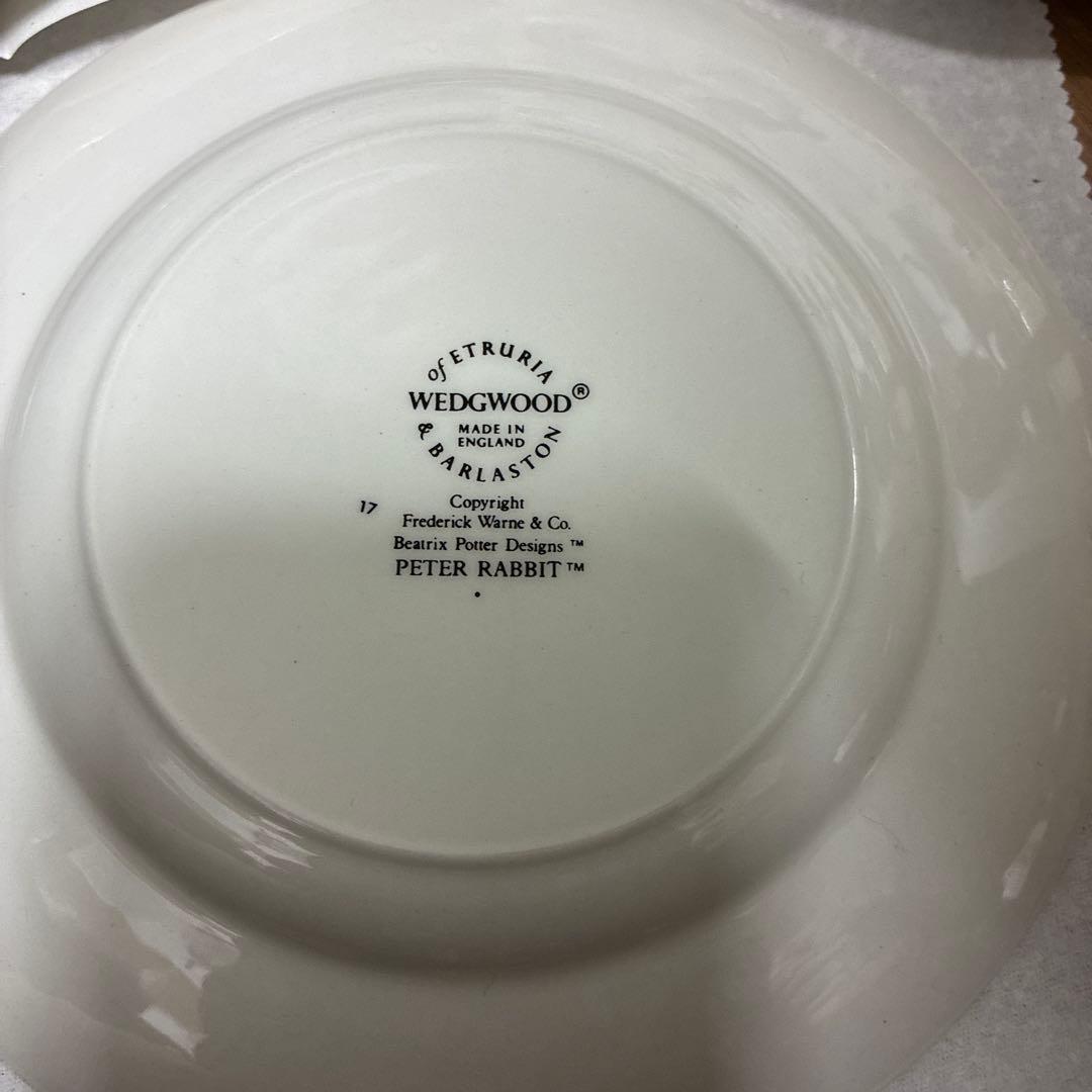 旧刻印 ウェッジウッド ピーターラビット プレート お皿　3枚セット