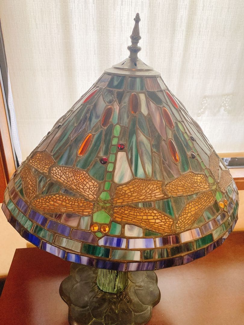 大幅値下げ中 ステンドグラスランプ ティファニースタイル トンボ