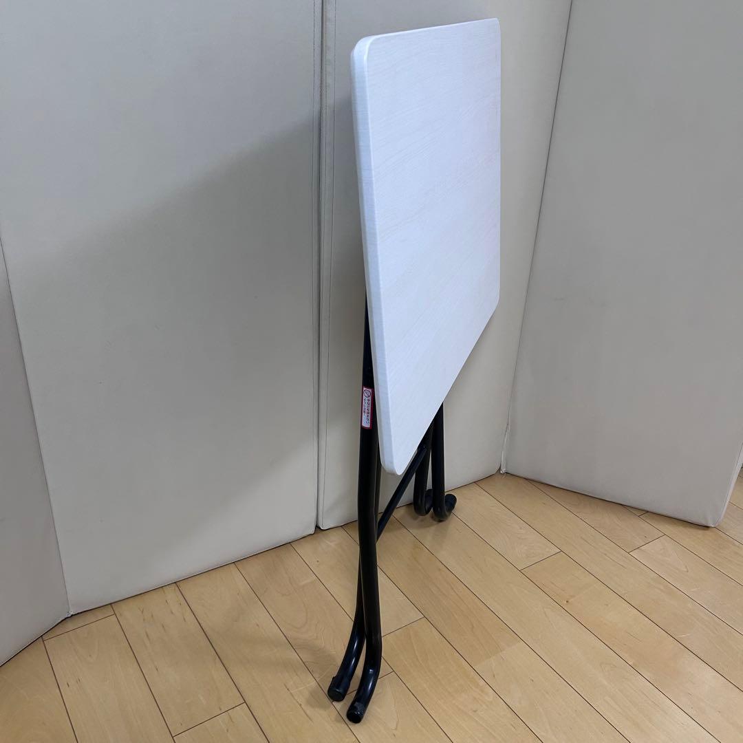 北欧　折りたたみテーブル　ホワイト　幅56 コーヒーテーブル　カフェテーブル