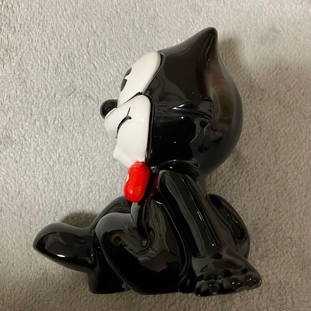 フィリックス 陶器 貯金箱 1987年 Felix the cat レトロ