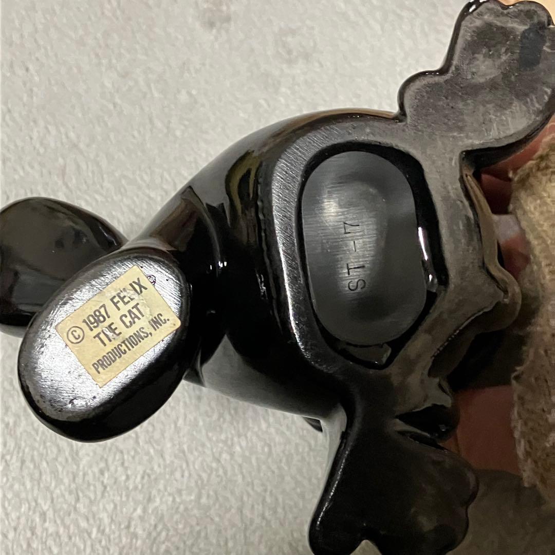 フィリックス 陶器 貯金箱 1987年 Felix the cat レトロ