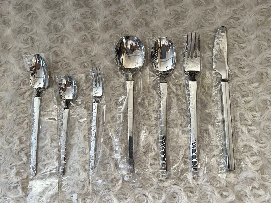 ラッキーウッド　カトラリーセット　スカンジナビア　ディナーセット〈34本セット〉