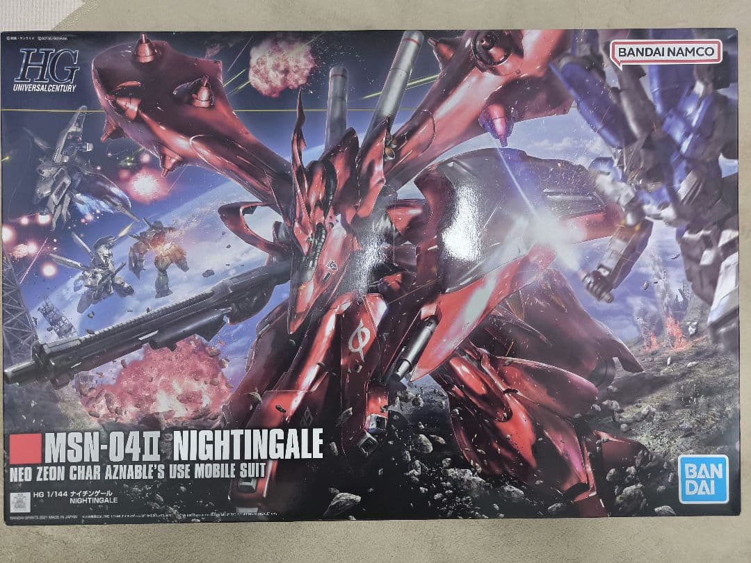 HG　ナイチンゲール 即完売！ シャア最期の機体「HG ナイチンゲール」を組み立てレビュー