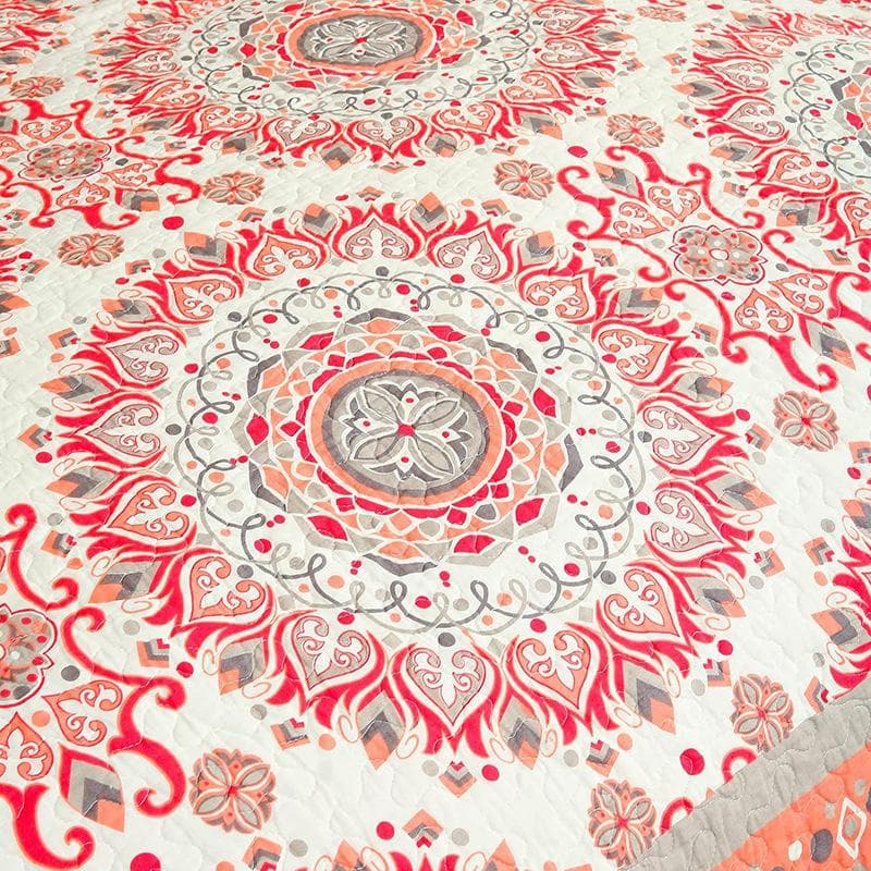 キルトベッドカバー3点セット綿マルチカバー キルティング 963