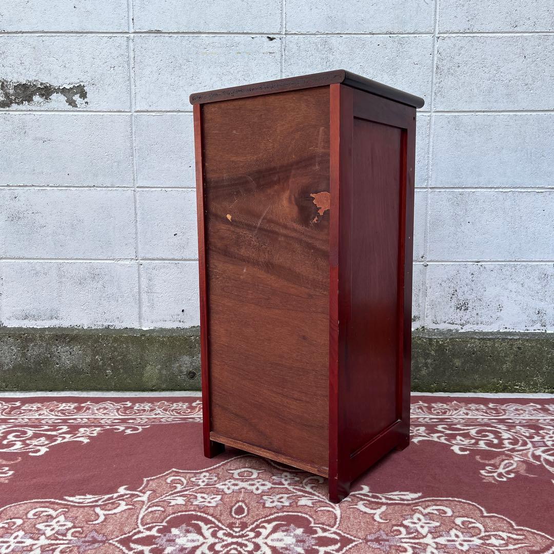 古家具ビンテージ品◾️四国工芸 SHICO 引き出し6杯 整理棚 木製家具