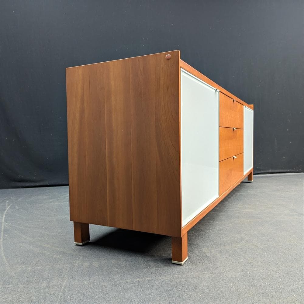 美品　カリガリス　サイドボード　リビングボード　キャビネット　飾り棚　イタリア