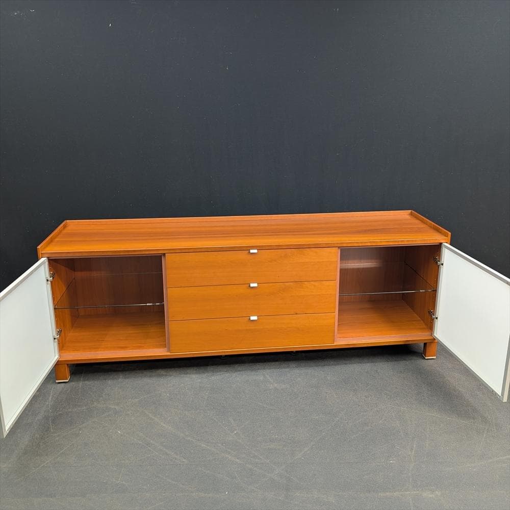 美品　カリガリス　サイドボード　リビングボード　キャビネット　飾り棚　イタリア