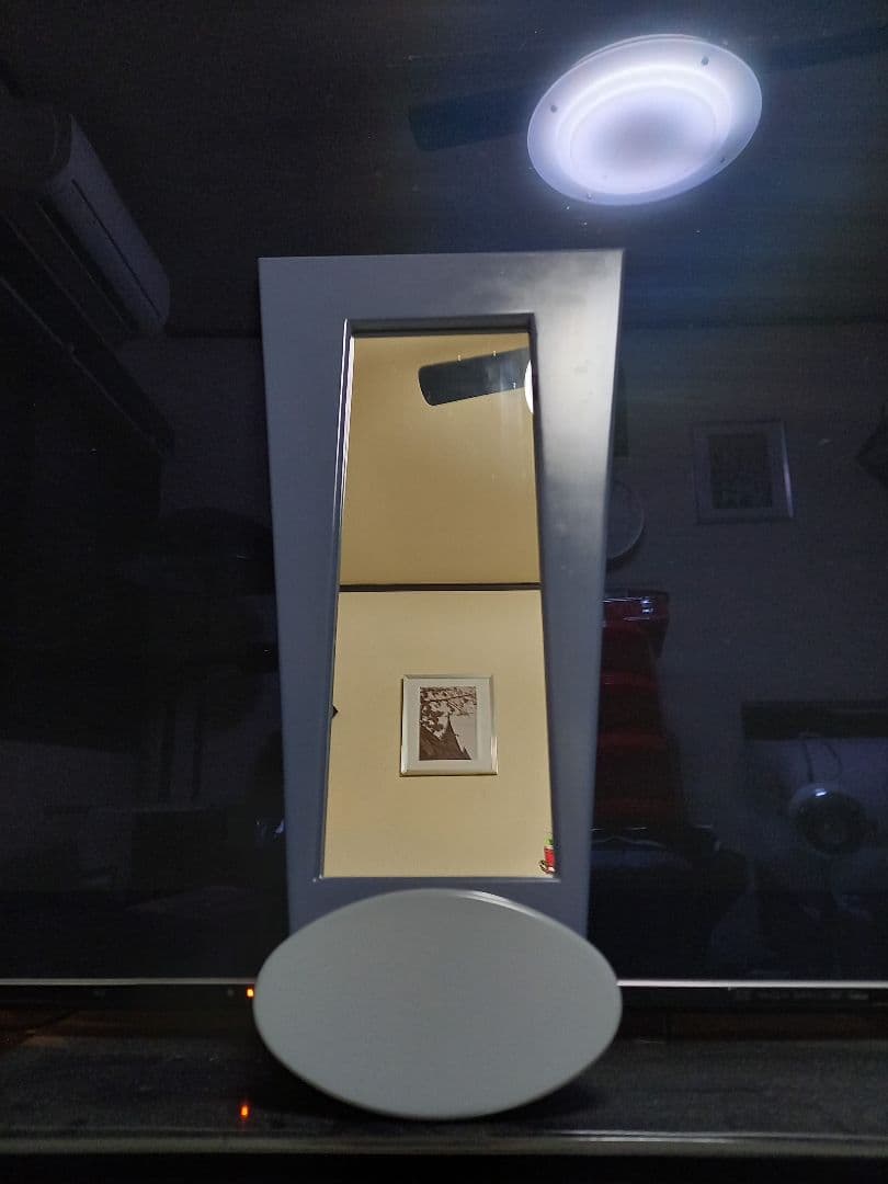 1980's　ポストモダン　ヴィンテージ　アテンションマーク　ポップ　アート　鏡