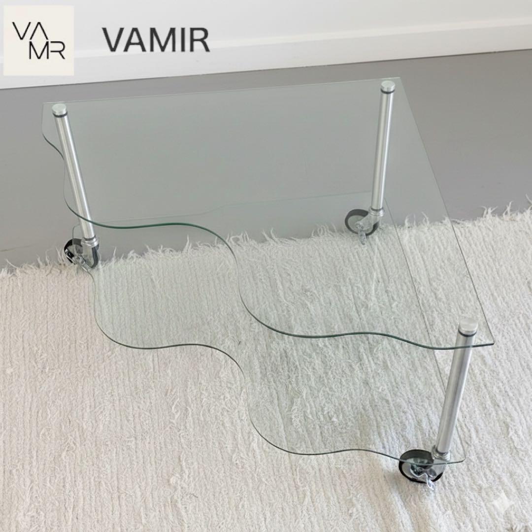 美品】VAMIR バミル ウェーブトロリーサイドテーブル 韓国インテリア