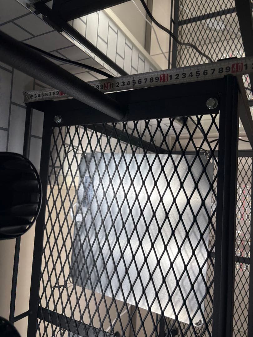 キャスター付植物棚　アイアン棚　パキプス　アイアンシェルフ　アガベ　育成ライト