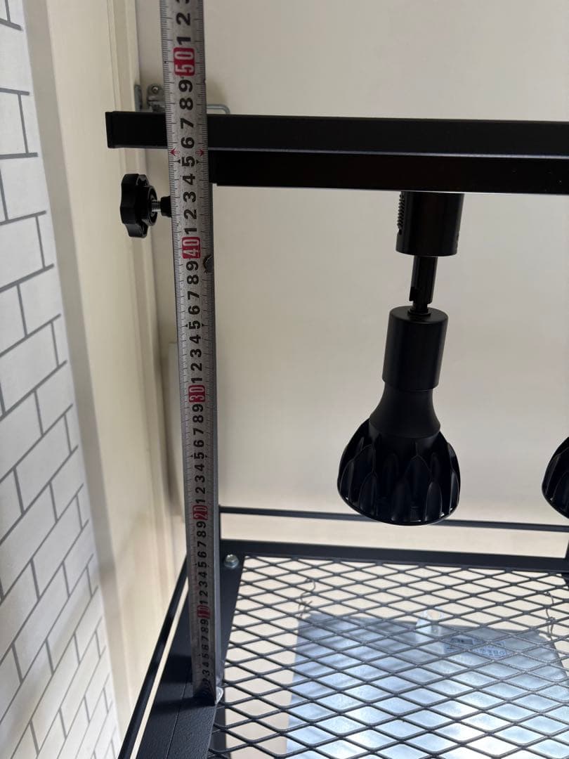 キャスター付植物棚　アイアン棚　パキプス　アイアンシェルフ　アガベ　育成ライト