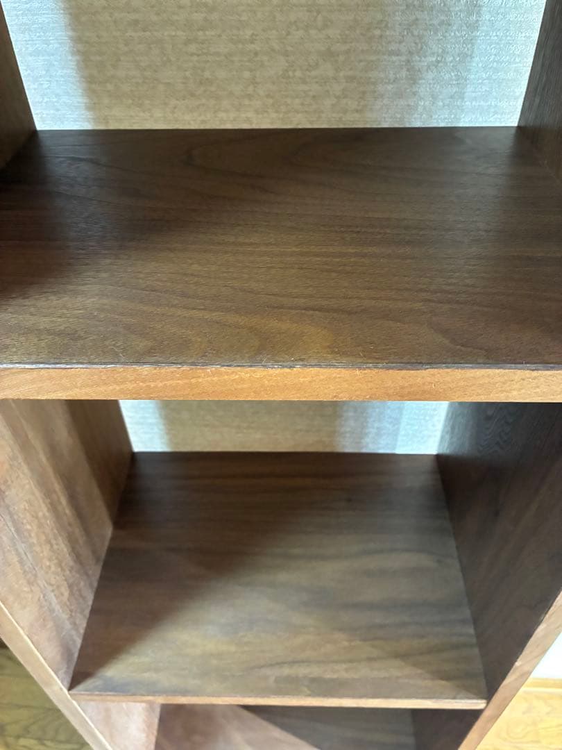 無印良品　スタッキングシェルフ　5段　ウォールナット