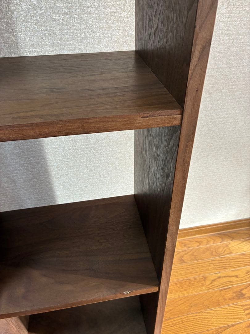 無印良品　スタッキングシェルフ　5段　ウォールナット