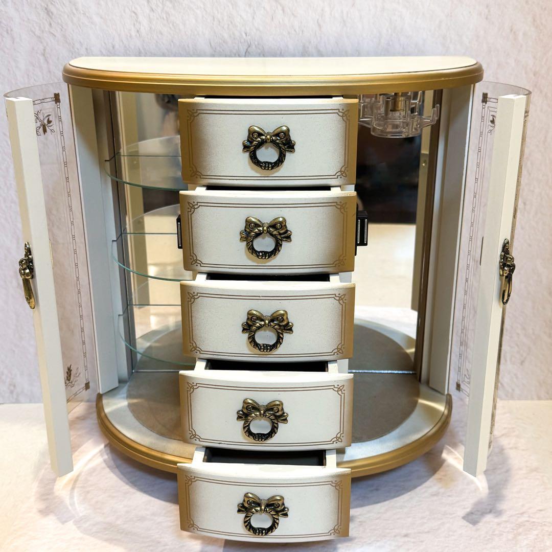 新品未使用美品 オルゴール付き アンティーク ジュエリーボックス 日本