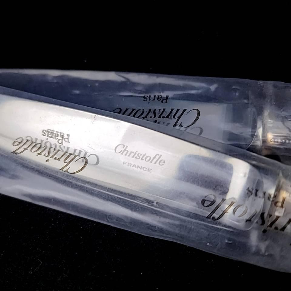 ＊未使用＊クリストフル　CHRISTOFLE　パール　テーブルナイフ　5本