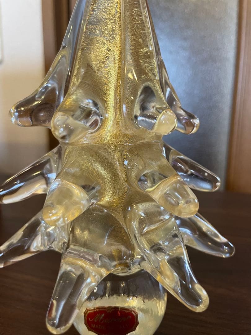 Murano ムラーノガラス　クリスマスツリー　イタリア製 希少ベネチアンガラス