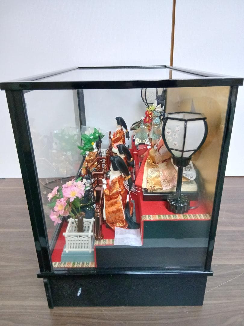 雛人形 オルゴール付き ケース入り 喜月作