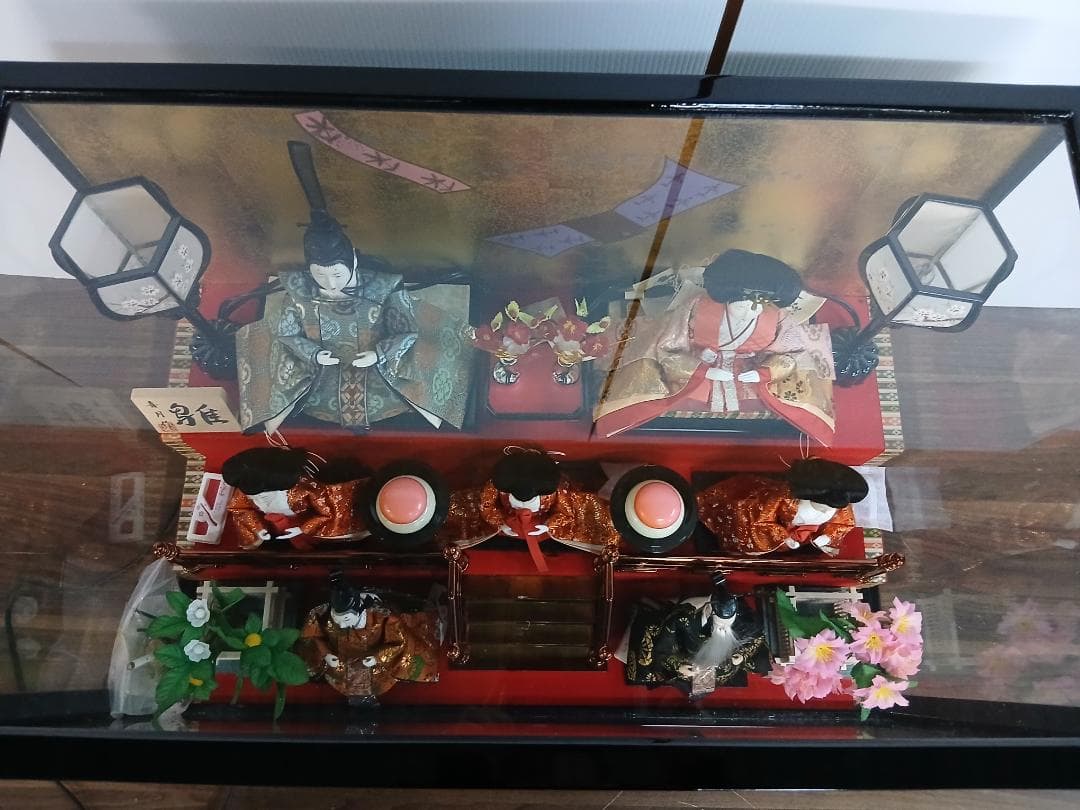 雛人形 オルゴール付き ケース入り 喜月作