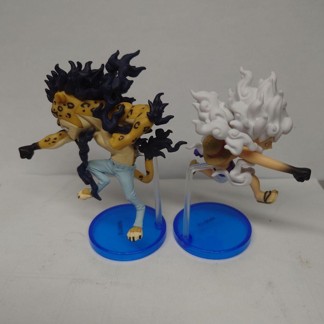 ワンピース ワーコレ エッグヘッド3 ルフィ ルッチ フィギュア 2種