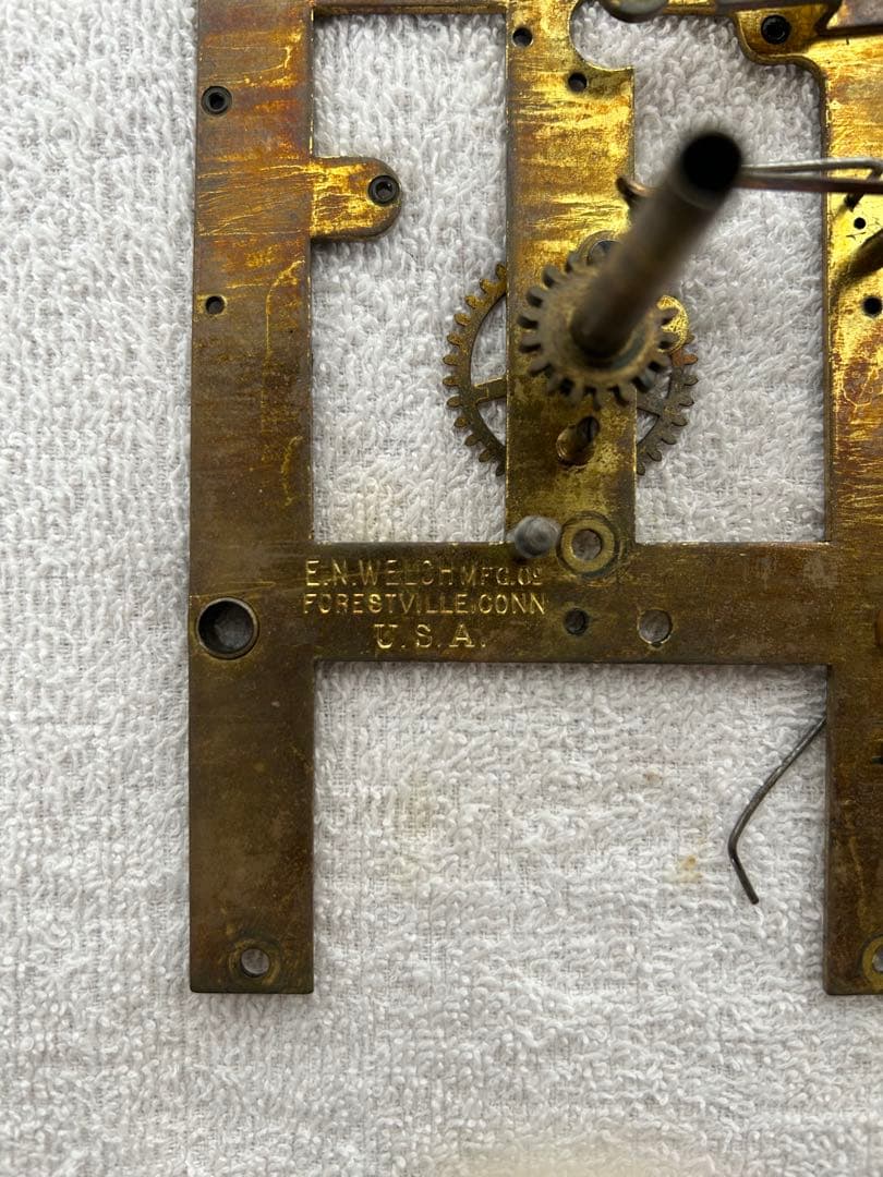 柱時計　掛時計　ゼンマイ　整備済　オーバーホール　レトロ　アンティーク　17