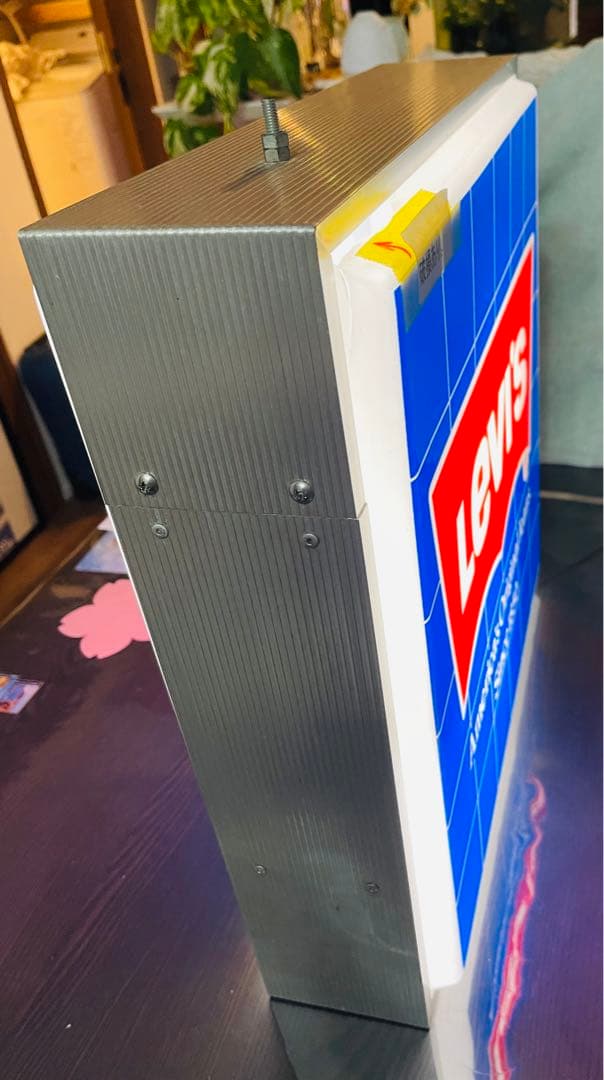 Xmas特売非売品レアLevi's広告看板ライトネオンサイン ストアディスプレイ