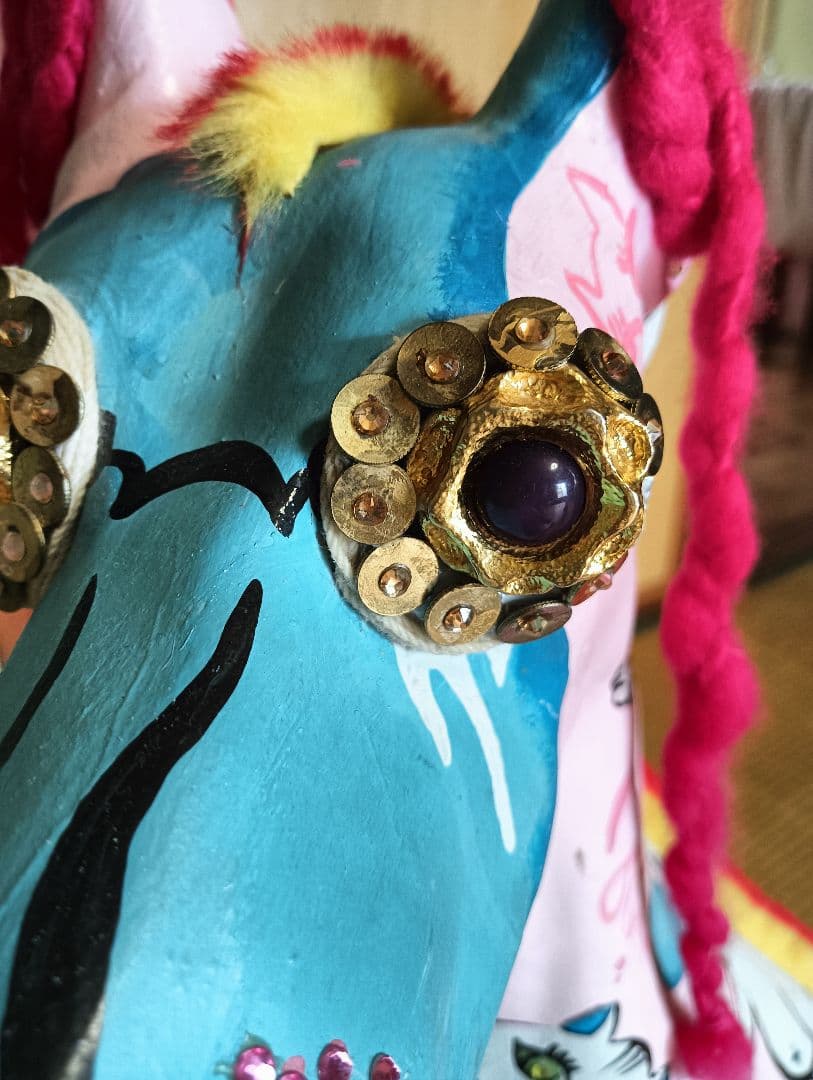 犬の置物　特大アートオブジェ