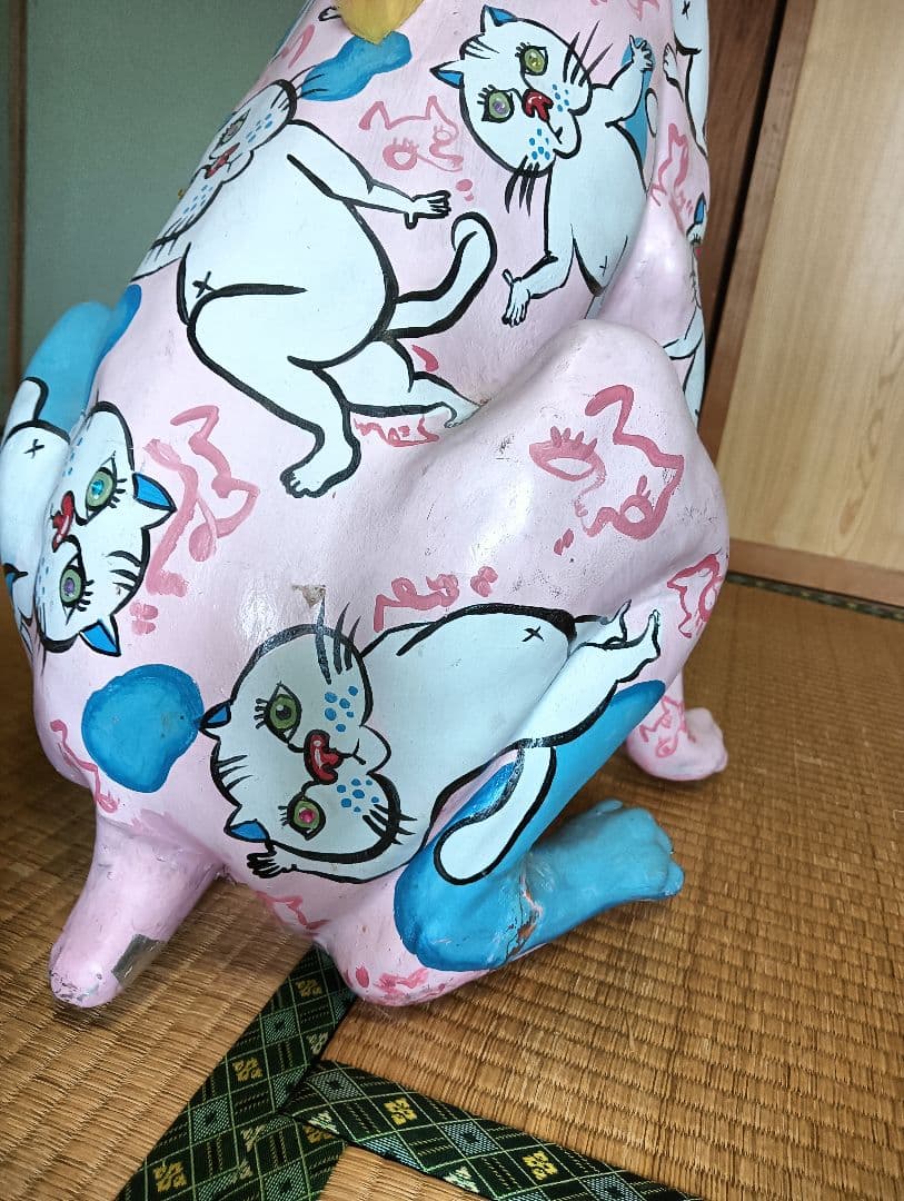 犬の置物　特大アートオブジェ