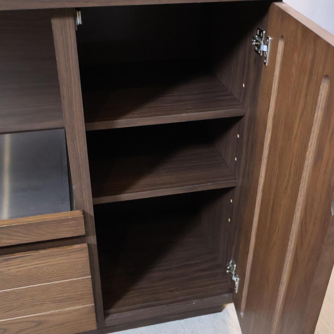 フランフラン REIZ ライツ オーク無垢材 キッチンカウンター レンジボード