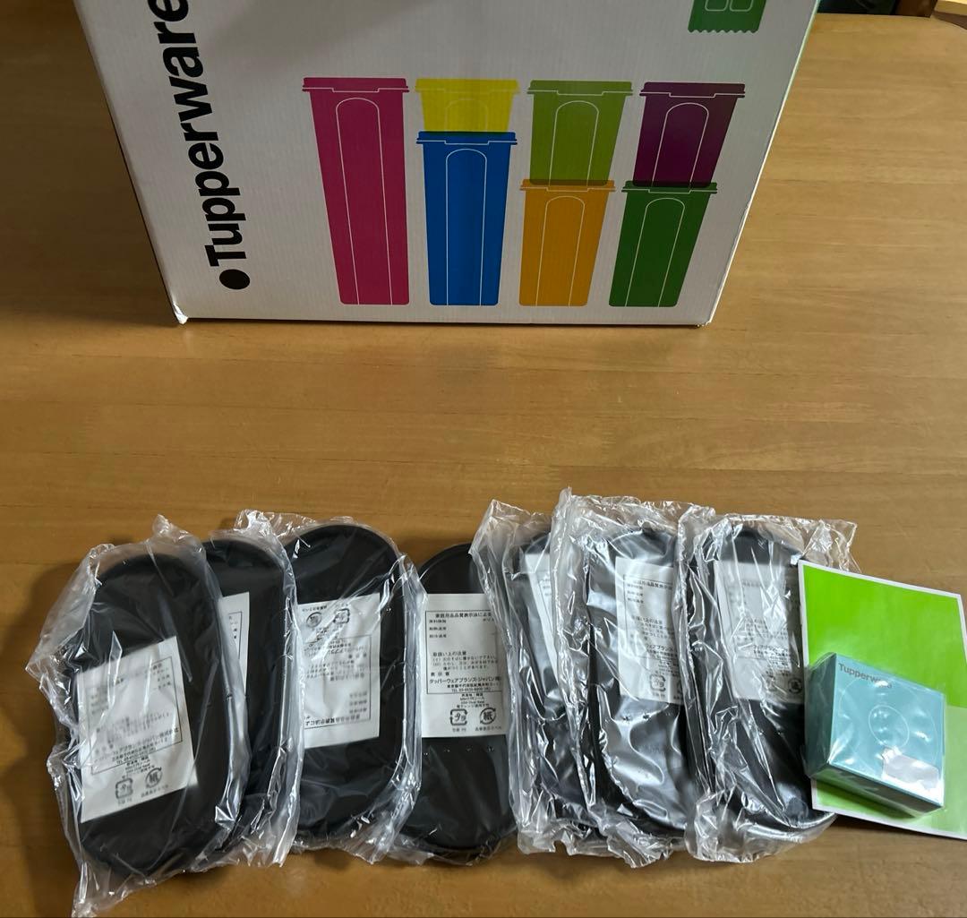 【未使用】タッパーウェア ベーシックスギフトMMだ円 Tupperware 7点