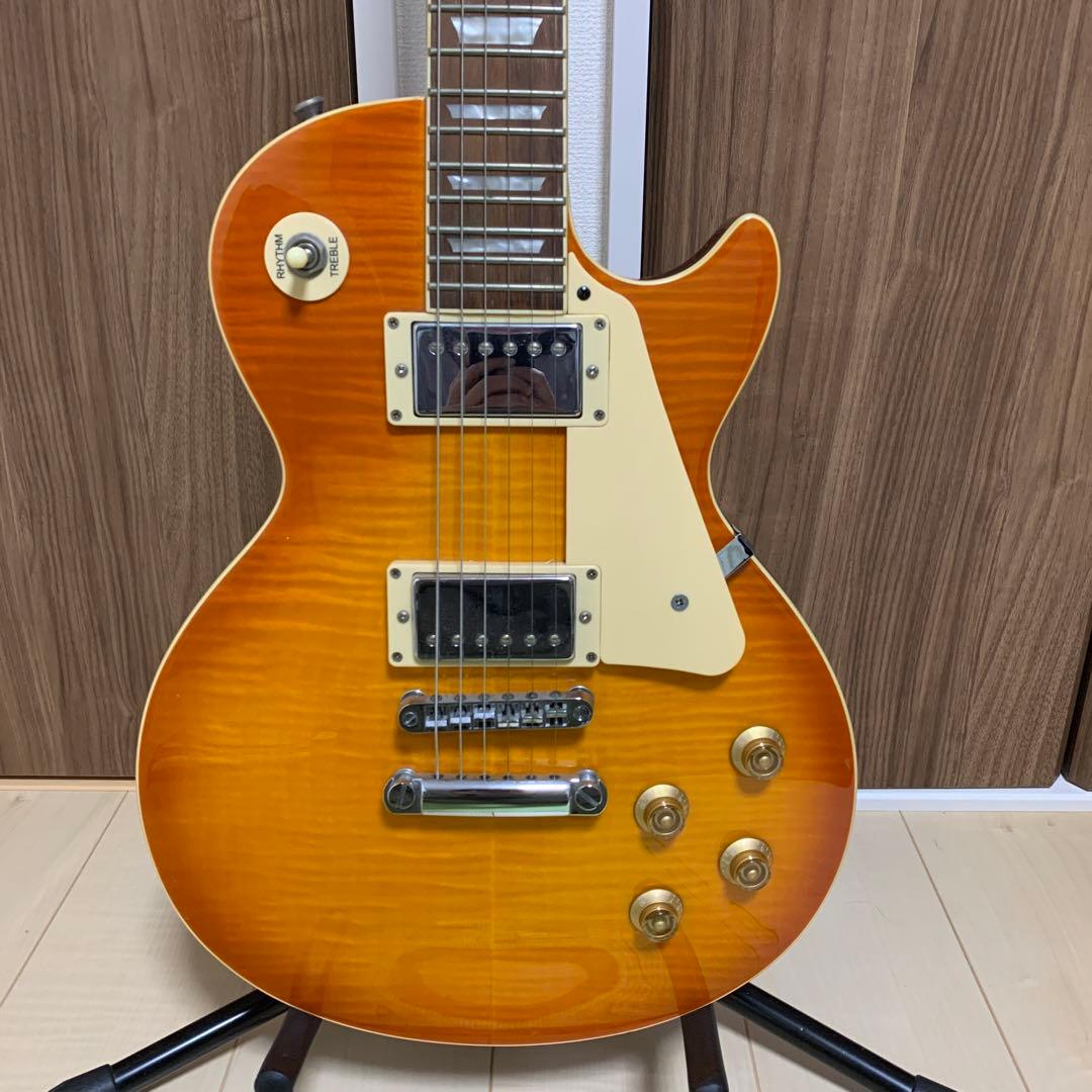 Blitz ブリッツ レスポール ハニーバースト エレキギター - メルカリ