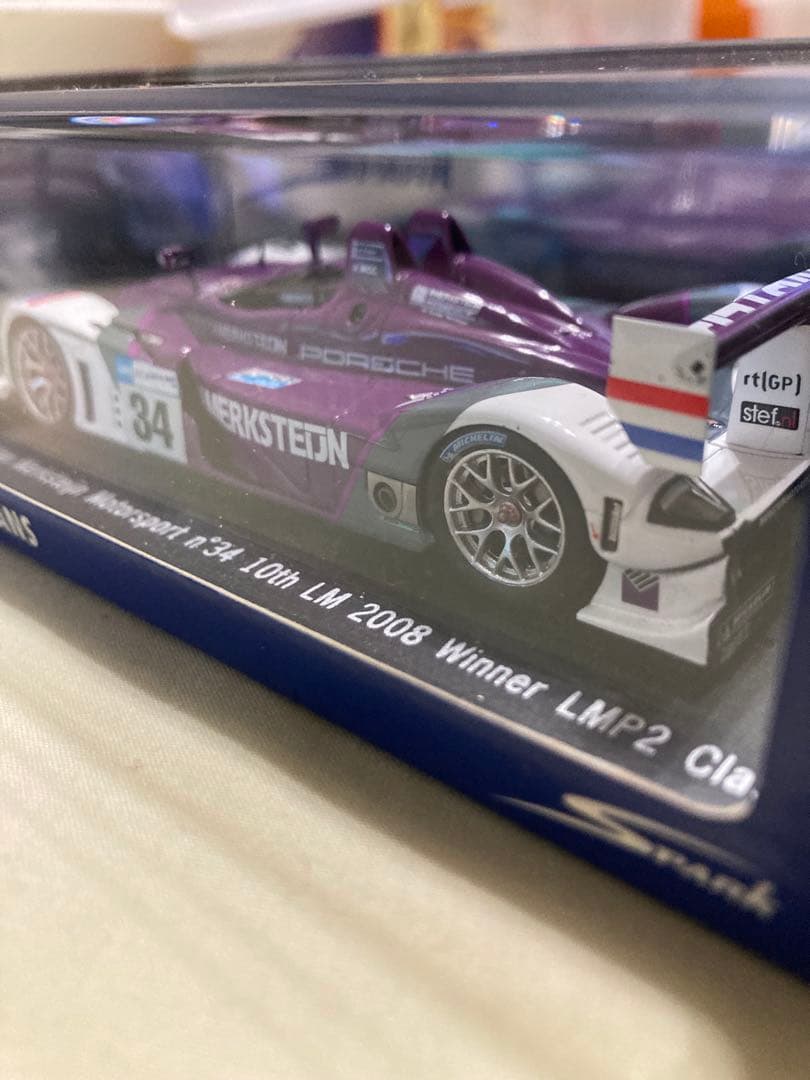 スパーク 1/43 ポルシェRSスパイダー LM2008 No.34 クラス優勝
