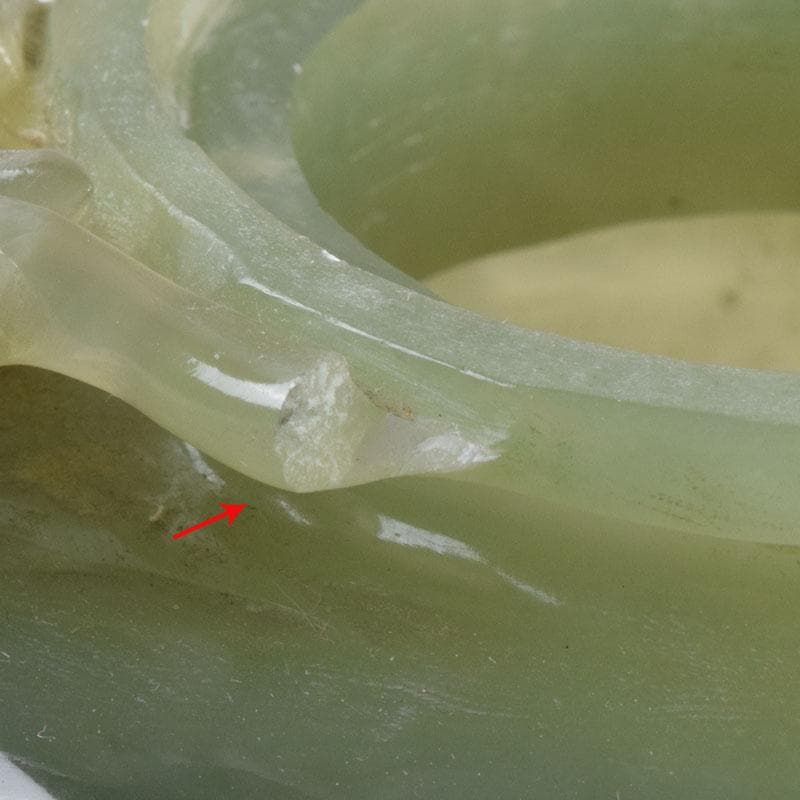 中国 玉石彫刻 雙耳活環 獅子鈕蓋爐 三足香炉 N 8052 - メルカリ