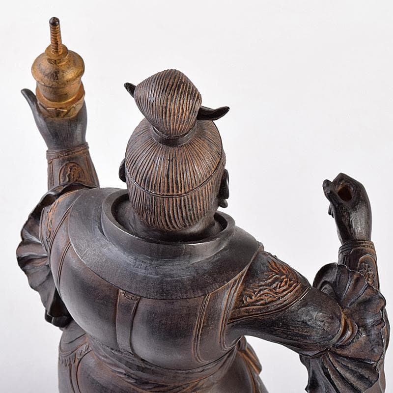 仏教美術　isumu　イスム　樹脂製　レプリカ　毘沙門天像　置物　FR7645B