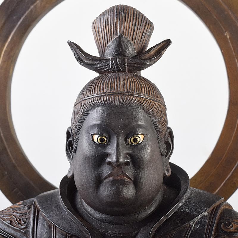 仏教美術　isumu　イスム　樹脂製　レプリカ　毘沙門天像　置物　FR7645B