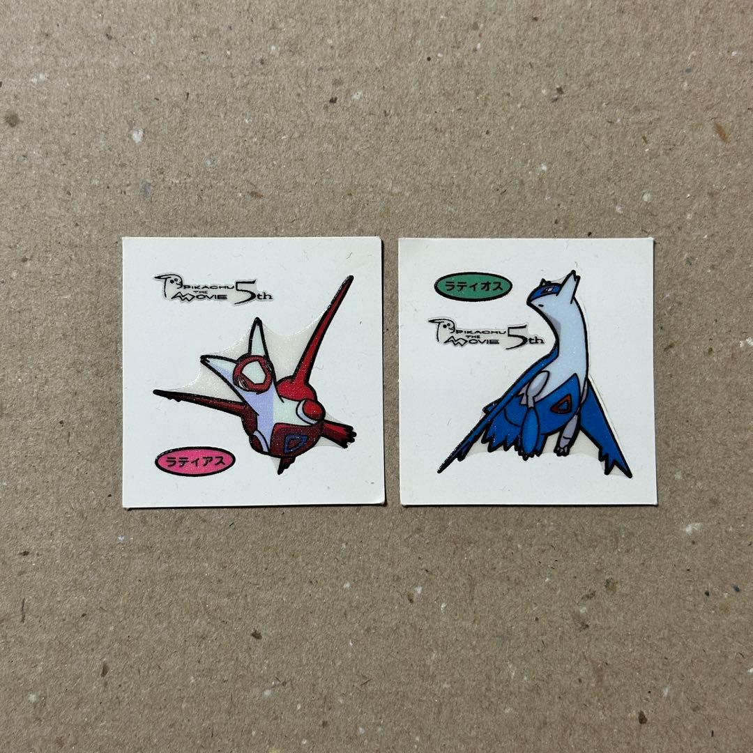 デコキャラシール 第34弾ラティオス・ラティアスセット - メルカリ