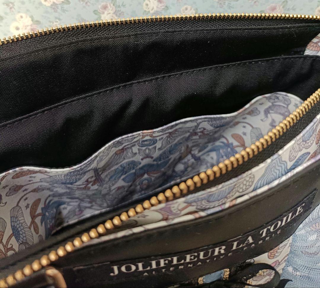 ジョリーフルール フラップファスナートート ポイズンベリーシーフ