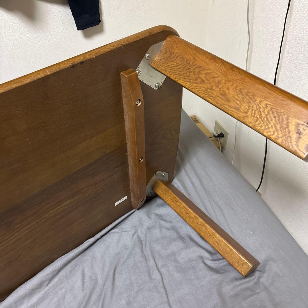 ブラウン木製センターテーブル