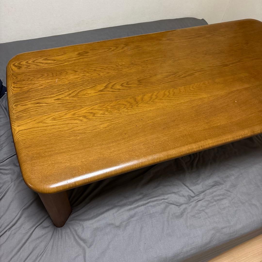 ブラウン木製センターテーブル