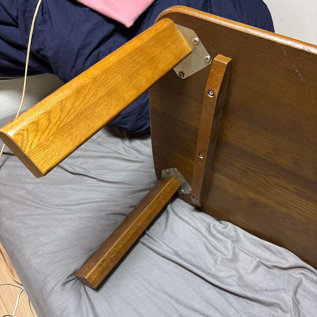 ブラウン木製センターテーブル