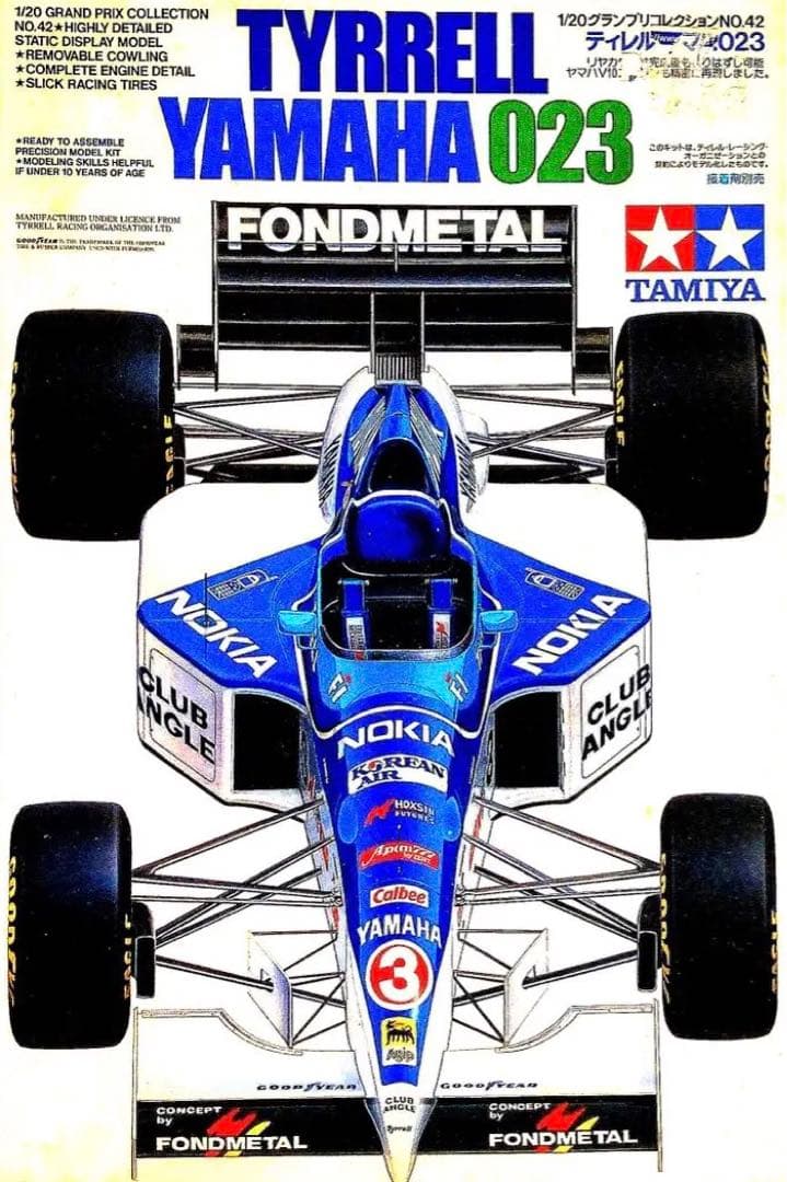 絶版‼️1/20タミヤ ティレルヤマハ023 - メルカリ