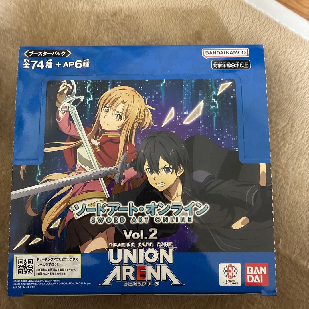 ソードアート・オンライン UNION ARENA Vol.2 2boxテープ付き