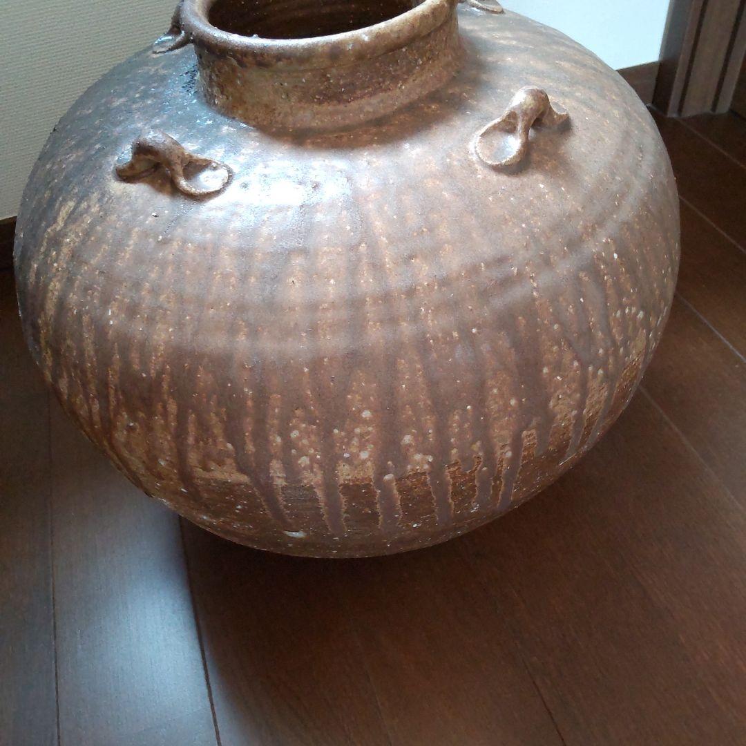 耳つき　壺　50　備前焼