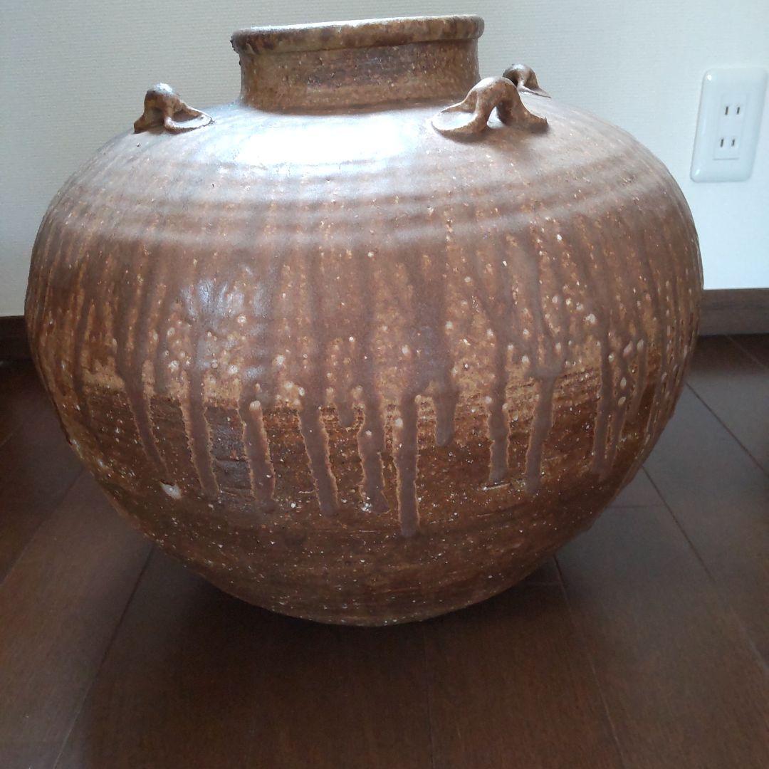 耳つき　壺　50　備前焼