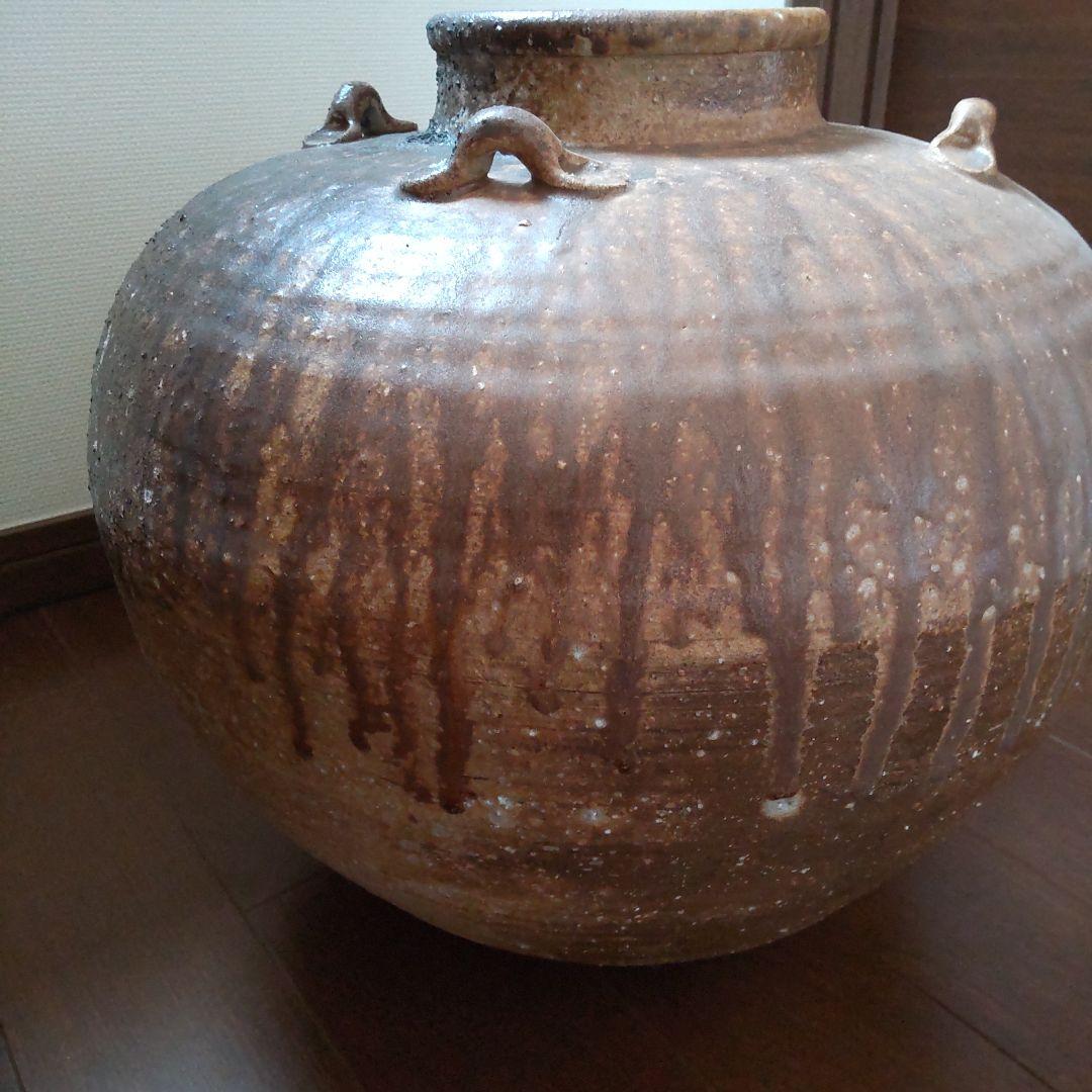 耳つき　壺　50　備前焼