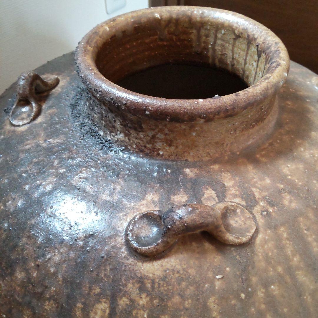 耳つき　壺　50　備前焼
