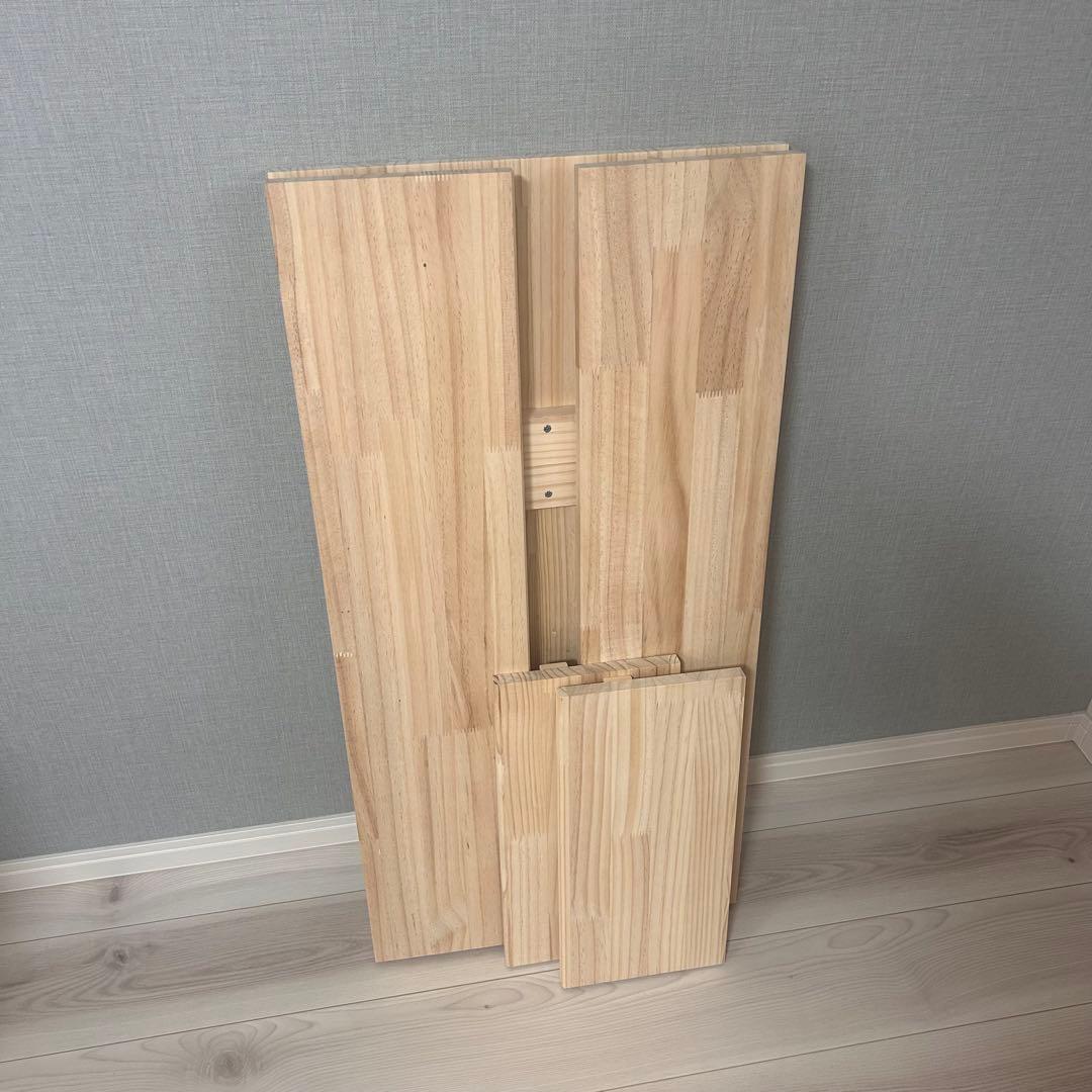 マルシェ•展示販売のレジ台に♪パイン集成材を使ったレジカウンター 折り畳み式