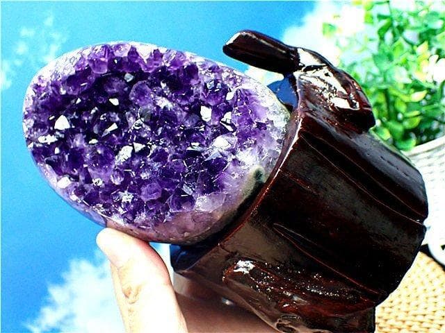 AAA級家庭円満◆天然ウルグアイ産アメジスト原石YT2G3/314G21A