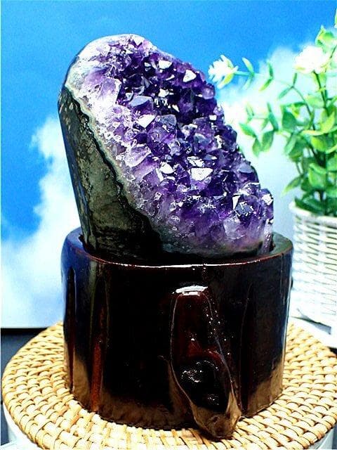 AAA級家庭円満◆天然ウルグアイ産アメジスト原石YT2G3/314G21A