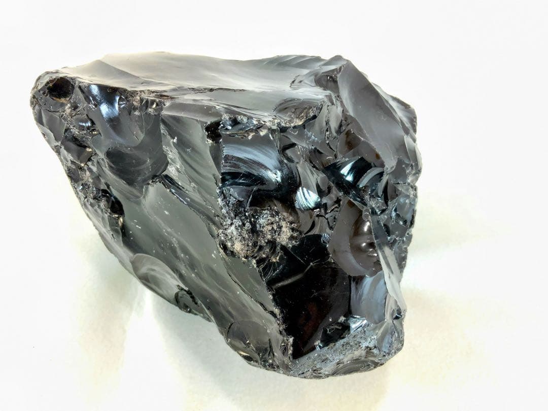 黒曜石　こくよう石(オブシディアン)原石　置き物