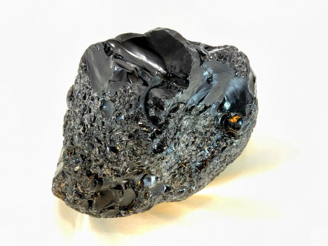 黒曜石　こくよう石(オブシディアン)原石　置き物